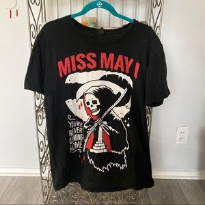 Miss May I band tee